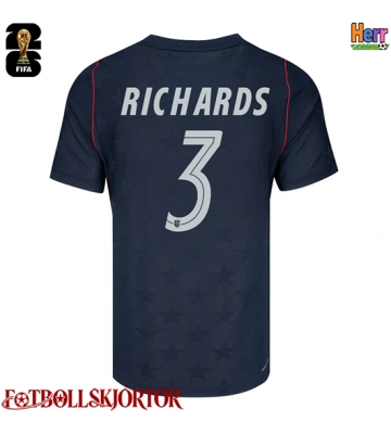 Förenta stater Chris Richards #3 Bortatröja VM 2026 Kortärmad